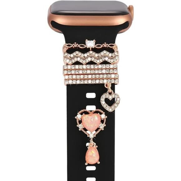NEW 3 sets Apple Watch Band Crystal Bling Charms - Picture 6 of 6